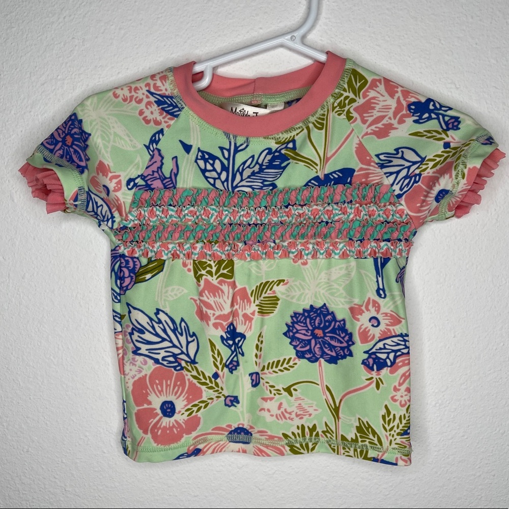 Matilda jane water baby swim suit top rash guard